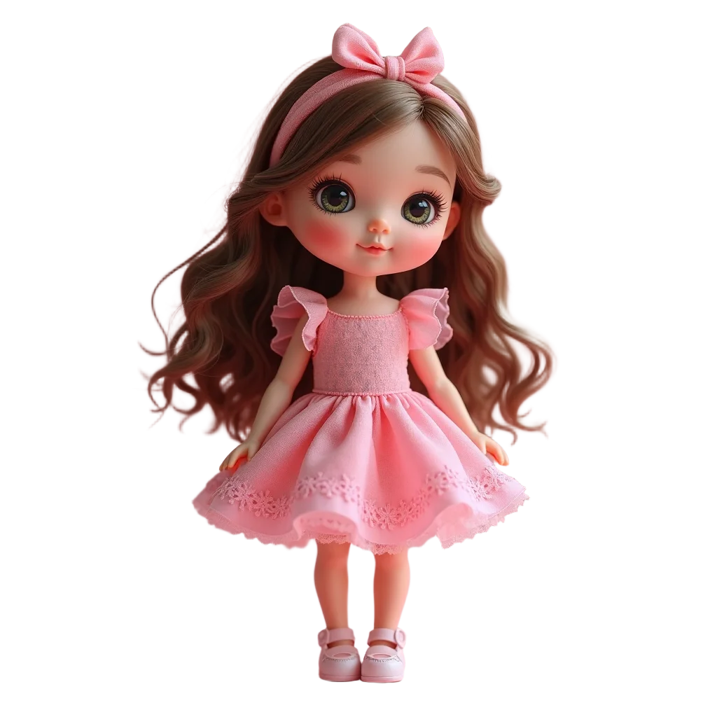 Charming Pink Princess Doll